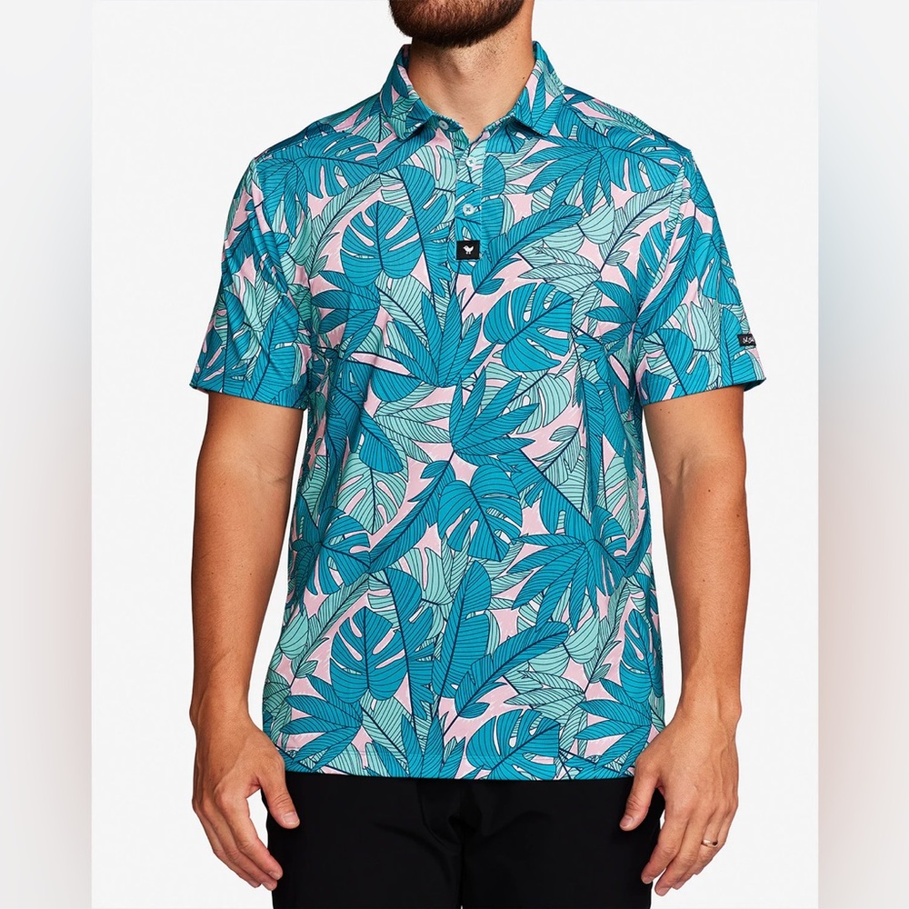 Bad Birdie Palmnado Polo‎ Shirt